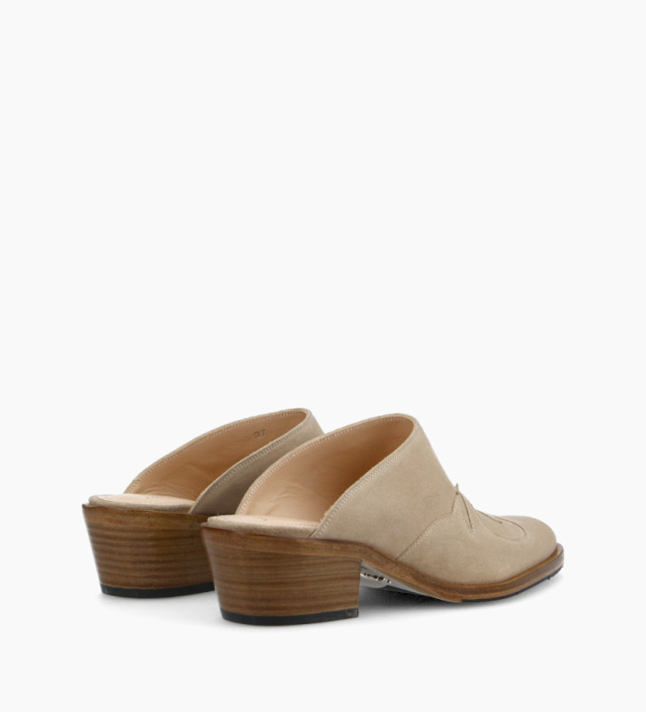 Mules Western mule JANE 5 Suede Beige Free Lance