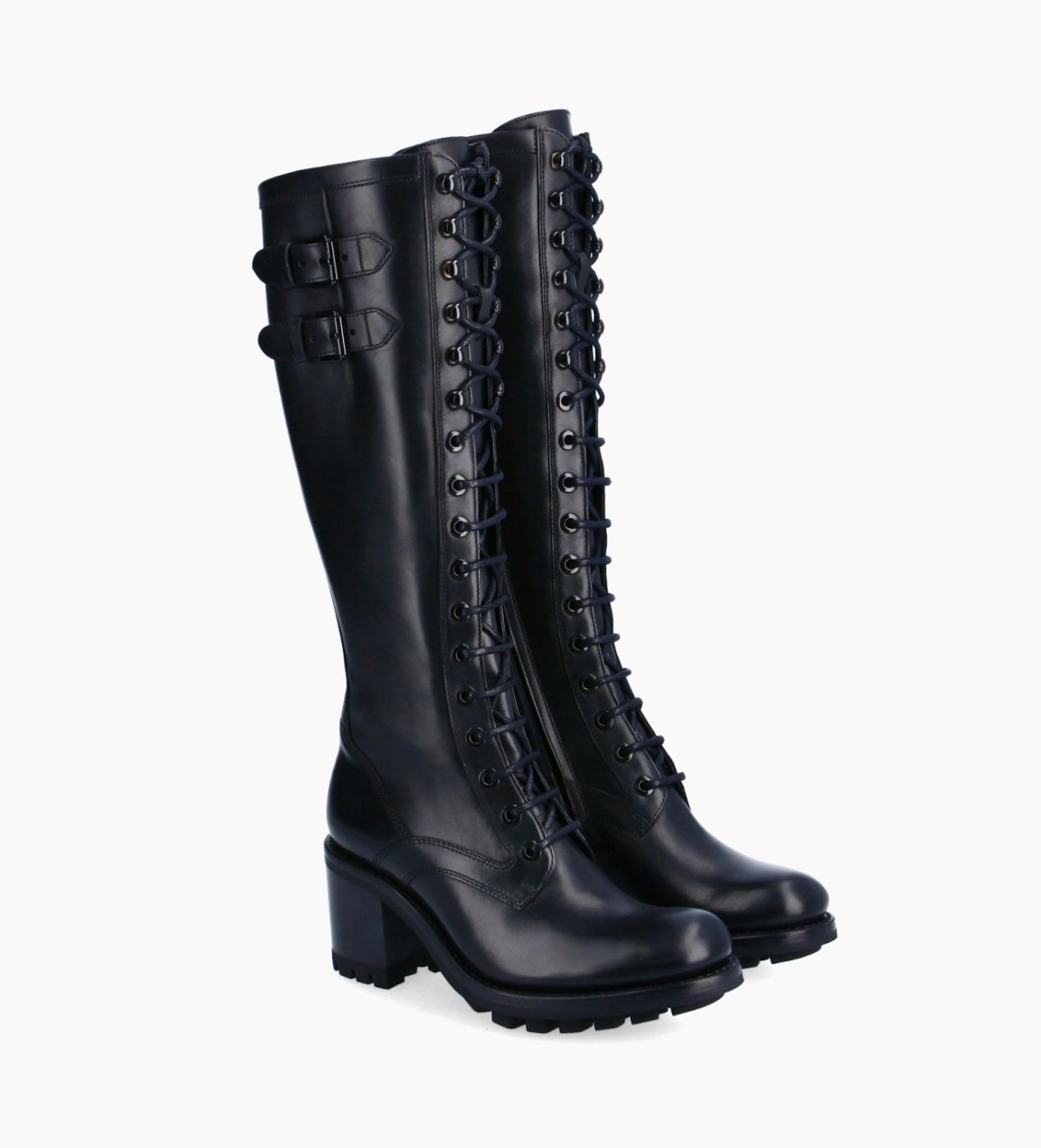 Lace up engineer boots hotsell