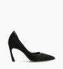 Other image of Padded pointy pump - La Rose 85 - Cashmere leather/Nappa - Black