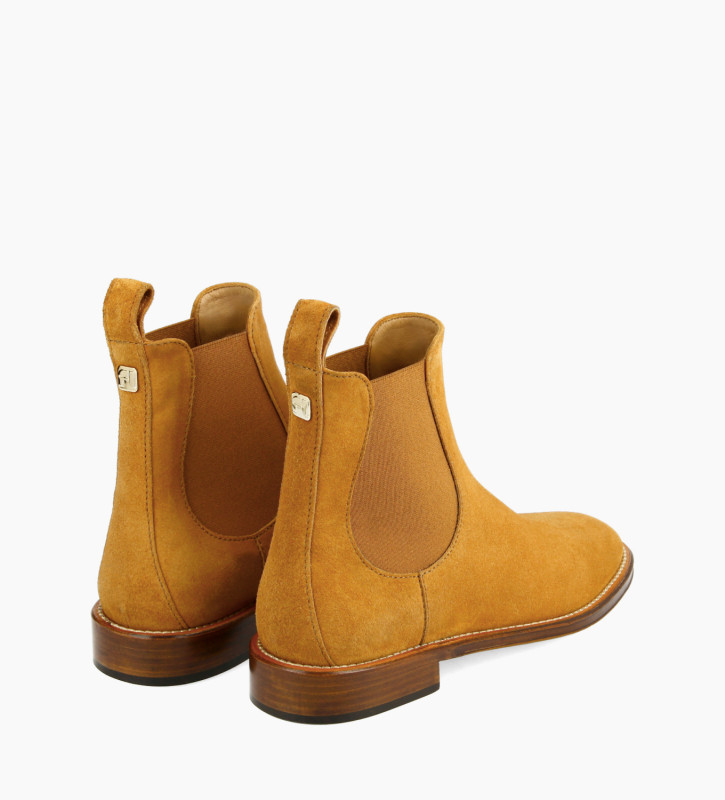 FREE LANCE Chelsea boot - Nova 25 - Suede leather - Camel