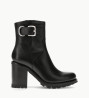 Other image of Biker boot with buckle - Justy 90 - Smooth leather - Black