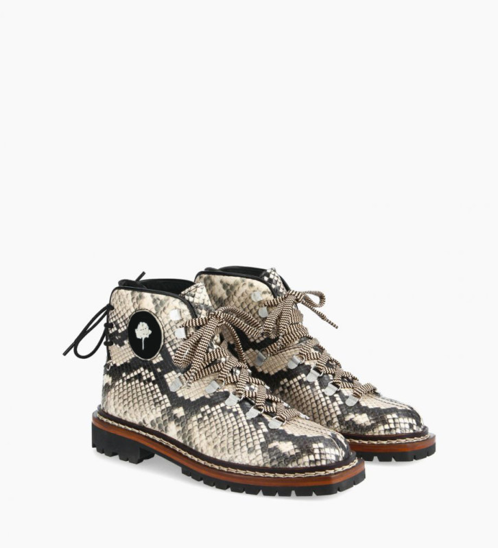 boots imprimé serpent