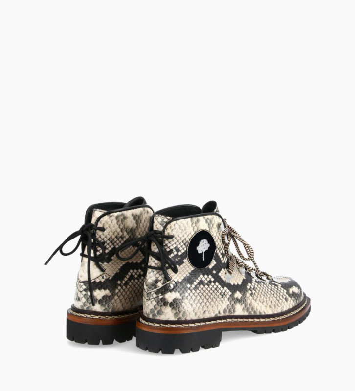 boots imprimé serpent