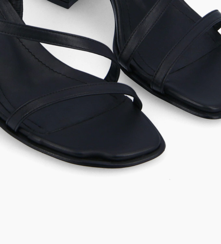 FREE LANCE Heeled sandal - Coral 70 - Nappa leather - Black