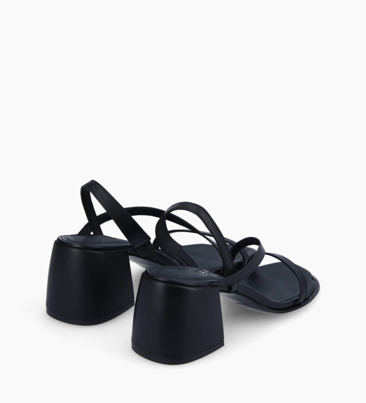 FREE LANCE Heeled sandal - Coral 70 - Nappa leather - Black