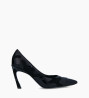 Other image of Pointy pump - Camille 85 - Nappa leather/Cashmere leather/Patent leather - Black