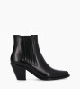 Other image of Chelsea boot with bevelled heel - Jane 70 - Smooth calf leather - Black