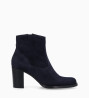 Other image of Ankle boot with block heel - Legend 70 - Suede leather - Navy