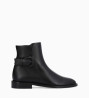 Other image of Zipped boot with buckle - Margot 25 - Matt calf leather - Black
