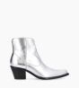 Other image of Western ankle boot with zip - Sadie 50 - Metallic leather - Silver