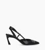 Other image of Slingback pump with studs - Dolly 65 - Smooth calf leather - Black