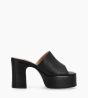 Other image of Heeled mule - Lola 95 - Nappa leather - Black