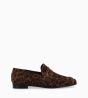 Other image of Squared heeled loafer - Anaïs - Suede leather - Leopard