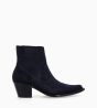 Other image of Embroidered western chelsea boot - Simone 50 - Suede leather - Navy