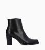Other image of Ankle boot with block heel and zip - Legend 70 - Shiny smooth leather - Black