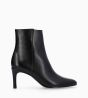 Other image of Heeled boot with zip - Stella 65 - Shiny calf smooth leather - Black