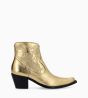Other image of Western ankle boot with studs - Sadie 50 - Metallic leather - Gold