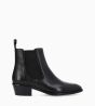 Autre image de Bottine western chelsea - Kim 40 - Cuir lisse - Noir