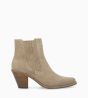 Other image of Chelsea boot with heel - Jane 70 - Suede leather - Grege