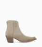 Other image of Western zipped boot with heel - Sadie 50 - Suede leather - Grege