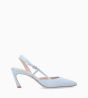 Other image of Slingback pump - Demi 65 - Cashmere leather/Smooth leather - Blue sky