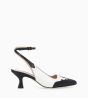 Other image of Slingback pump - Suzy 60 -  Shiny smooth leather - Black/Beige