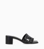 Other image of Heeled mule - Maxence 50 - Smooth leather - Black