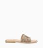 Other image of Flat mule - Maxine - Suede leather - Grege