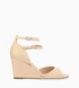 Other image of Wedge sandal - France 70 - Smooth calf leather - Nude