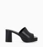 Other image of Plateform heeled mule - Julia 50 - Smooth shiny calf leather - Black