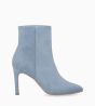 Other image of Zipped stiletto boot - Stella 85 - Suede leather - Blue sky