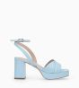 Other image of Heeled sandal - Julianne 5 - Smooth leather - Blue sky
