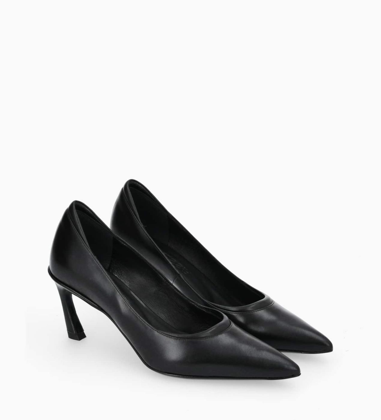 Pump - La Rose 65 - Shiny calf leather/Nappa leather - Black