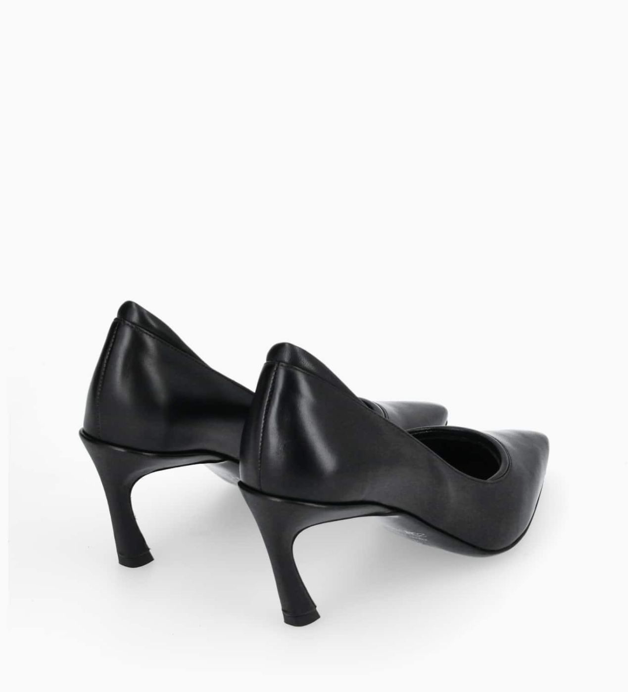 Pump - La Rose 65 - Shiny calf leather/Nappa leather - Black