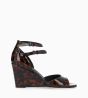 Other image of Wedge sandal - France 70 - Patent leather - Turtle
