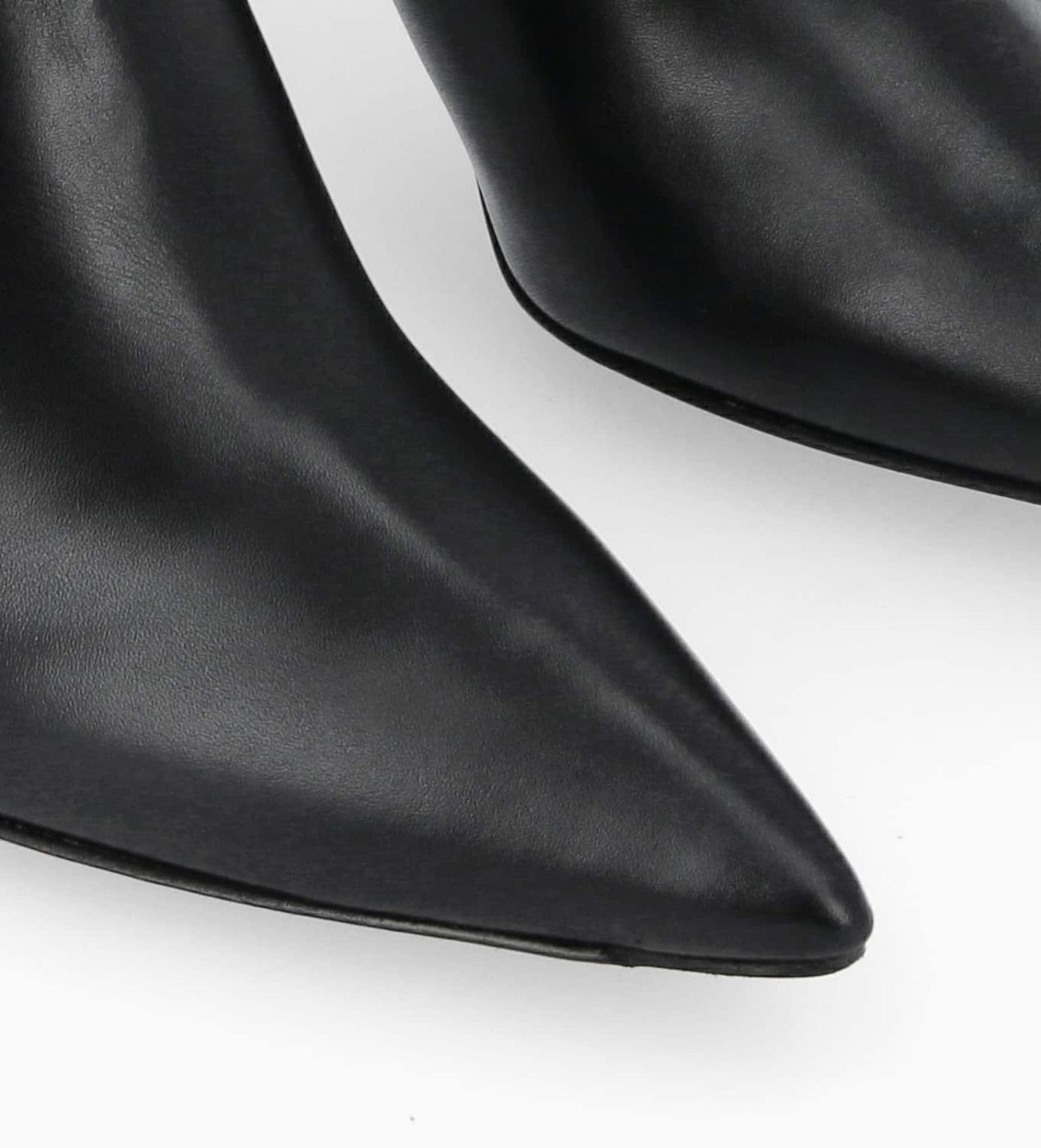 Bottine noir talon argent deals