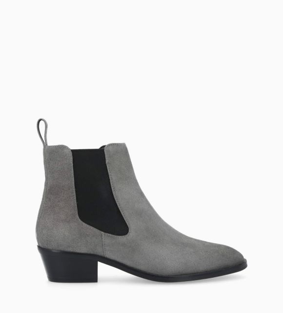 Chelsea western boot - Kim 40 - Suede leather - Graphite