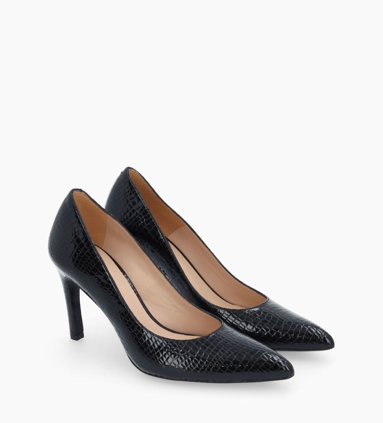 escarpin peau de serpent