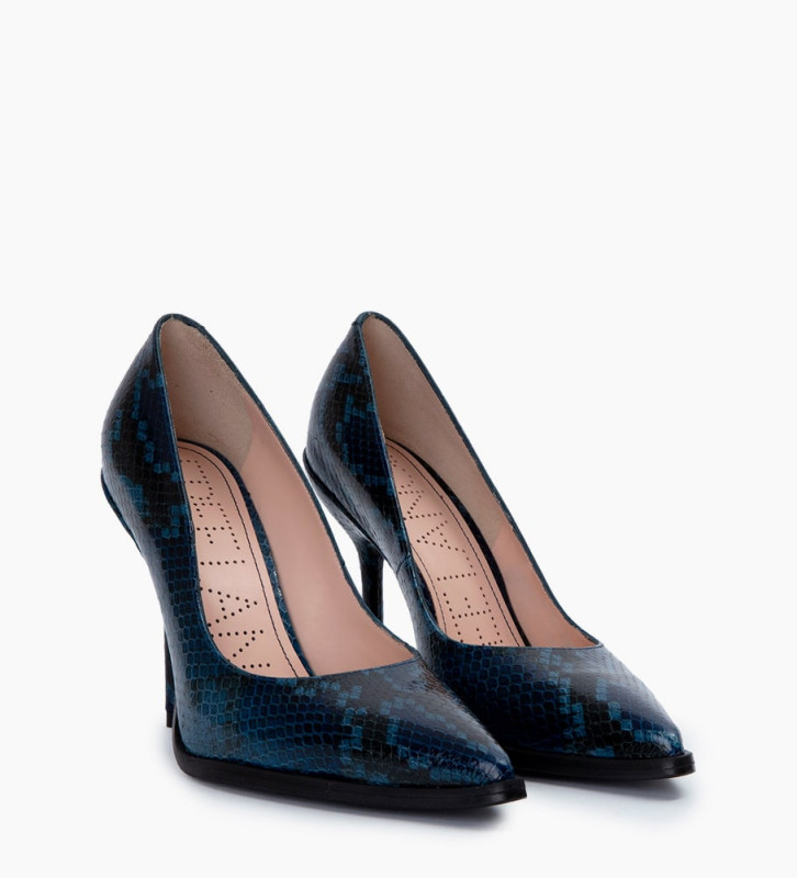 escarpin bleu nuit