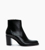 Other image of Ankle boot with block heel and zip - Legend 70 - Smooth calf leather - Black