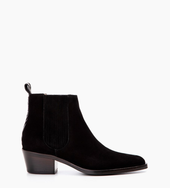 bottine cuir