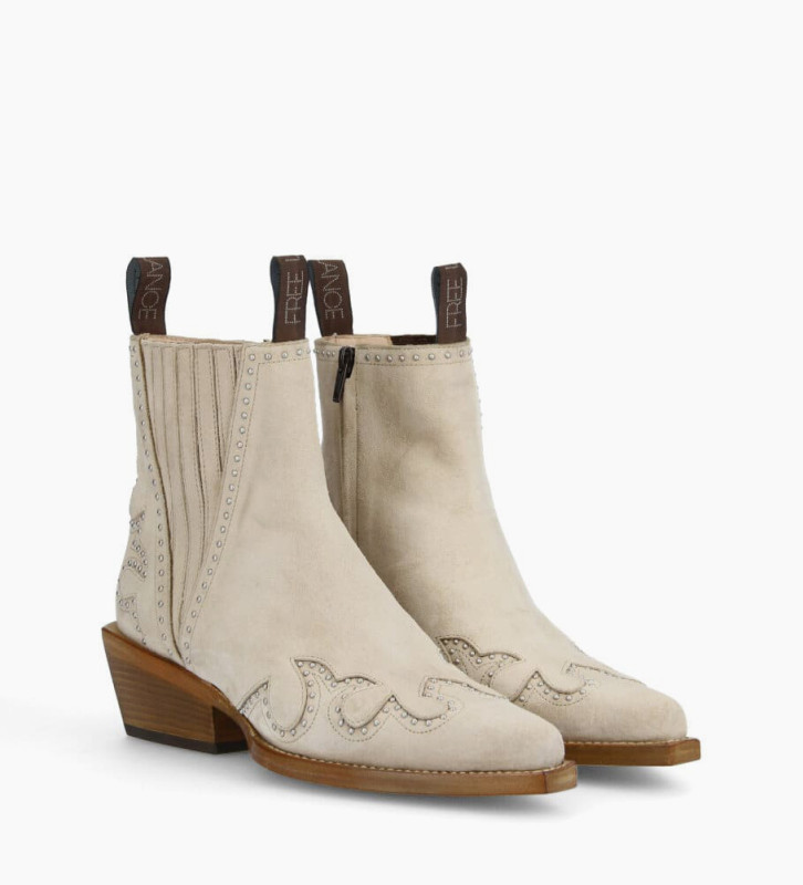 bottines homme cloutées